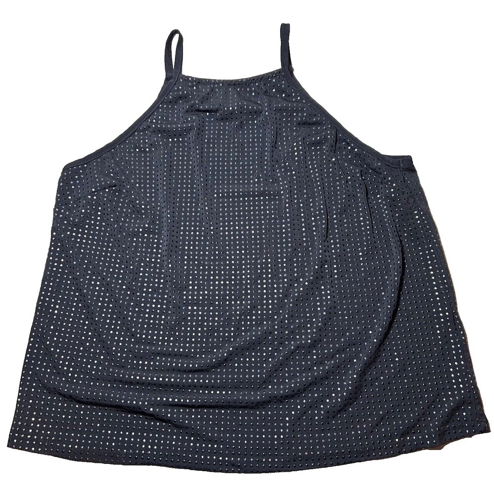 Forever 21 | Black Dot Sleeveless Halter Top M